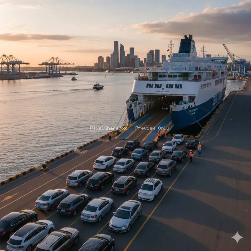 Automobili za ukrcaj na brod
