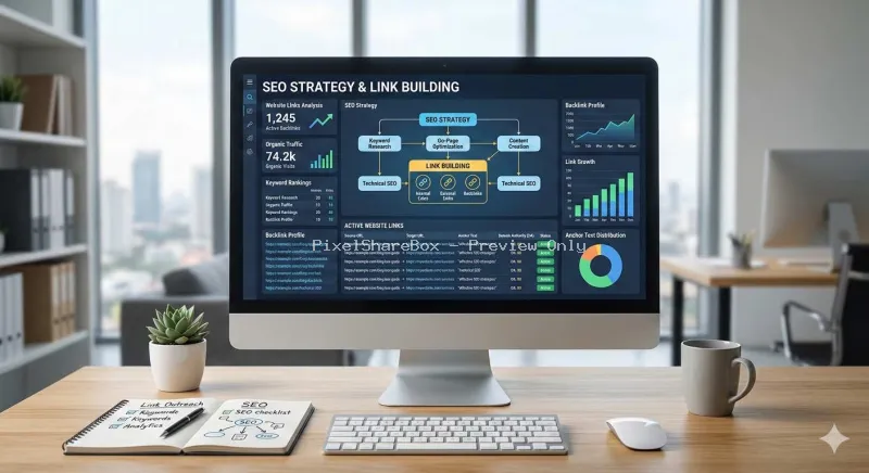 SEO link building AI